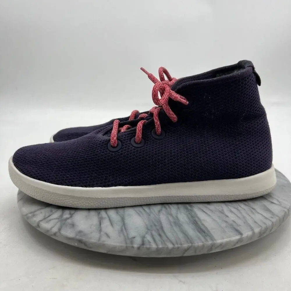 Allbirds Mens 12 Sneakers Purple Tree Topper Shoes High Top Lace Up Knit Trainer
